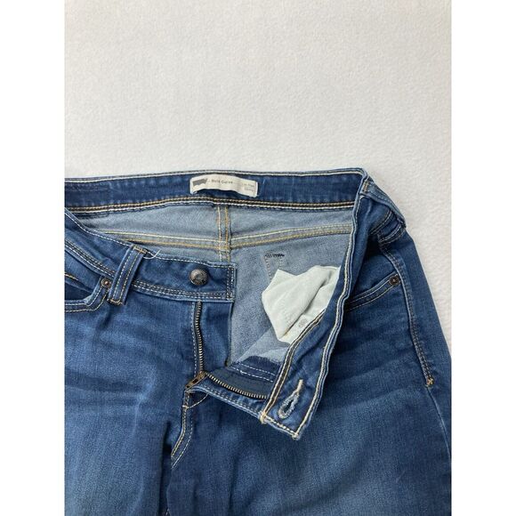 Levis Blue Low Rise Skinny Fit Bold Curve Stretch Denim Jean Womens 31x28 - Picture 3 of 10